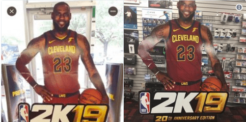 Nba hotsell 2k19 lebron