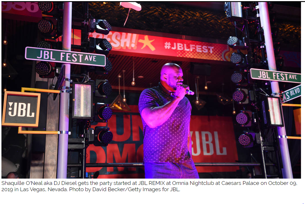 Shaq Talks Music, Lillard at Vegas Show