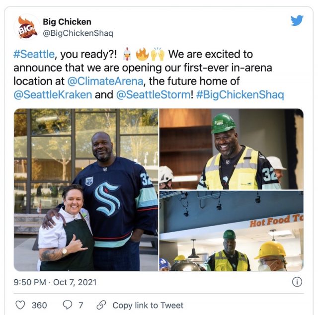 ASU's Mullett Arena features food lineup including Shaq's Big Chicken