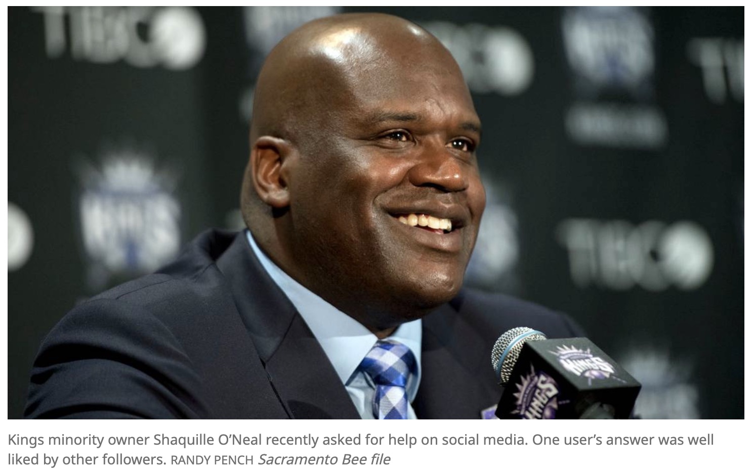 Shaq, New Part-Owner Of NBA's Kings, Says He'll Help Turn Sacramento Into A  Global Brand